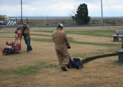 Commercial lawn mowing by Browder-Hite