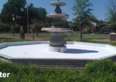 Custom fountain installed by Browder-Hite