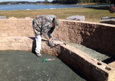 Retaining walls installed by Browder-Hite