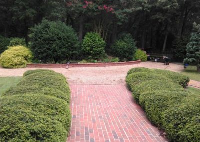 Large landscaping and paver installation project by Browder-Hite