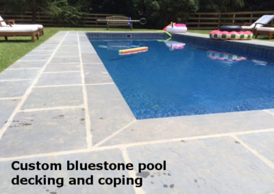 Bluestone pool decking by Browder-Hite