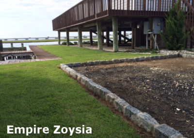 Empire zoysia sod installation by Browder-Hite