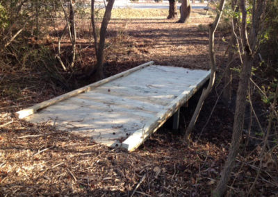 Footbridge installed by Browder-Hite