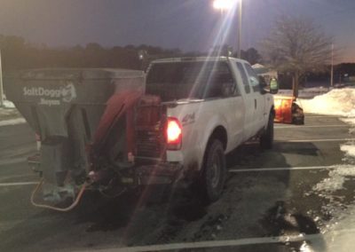Browder-Hite truck with snow salt in Exmore, VA