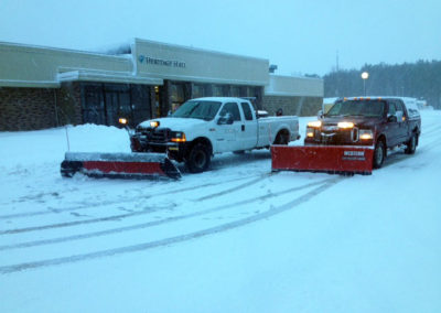 Snow plowing services by Browder-Hite in Exmore, VA